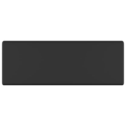 Luxus-Waschbecken Überlauf Quadratisch Matt Schwarz 41x41 cm