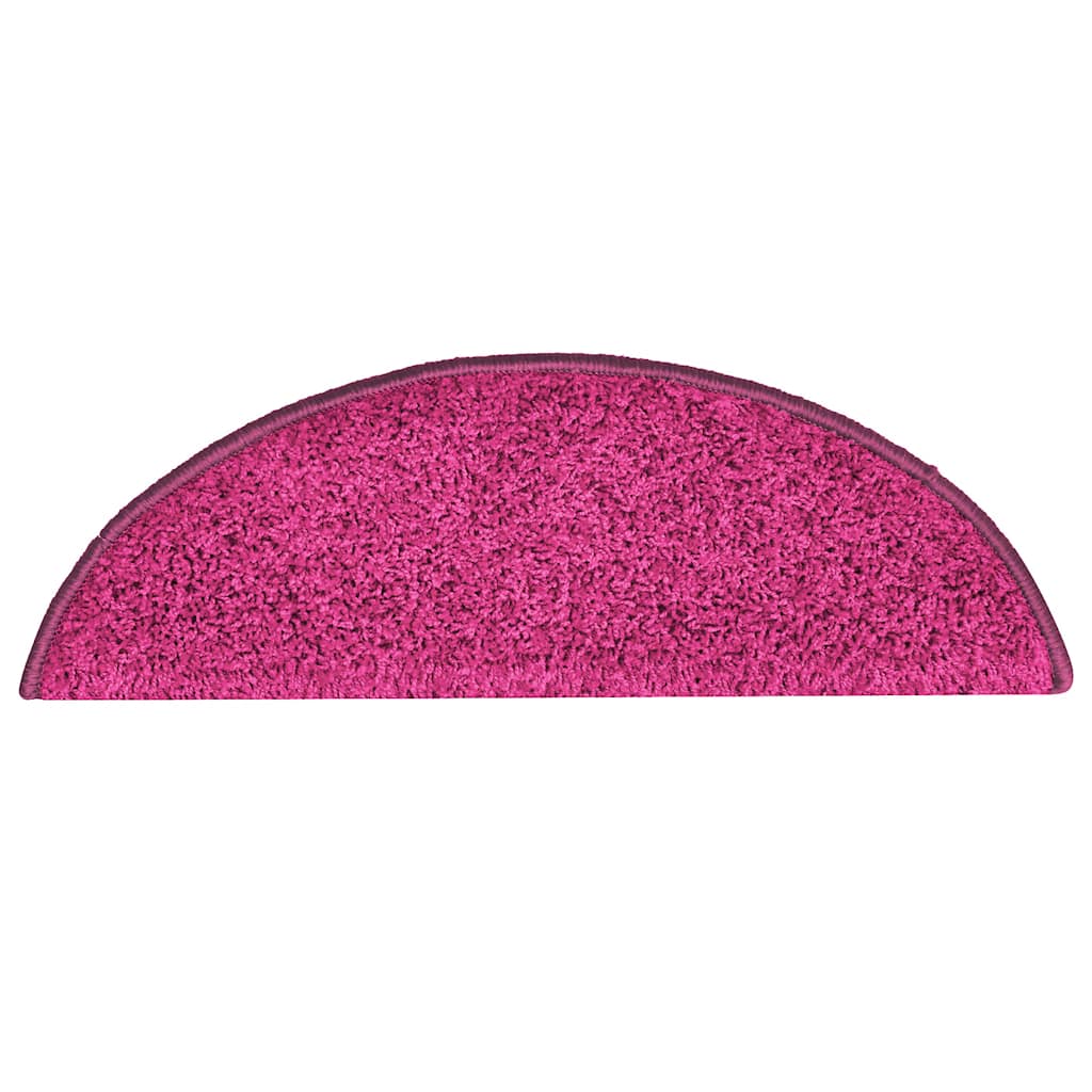 Stufenmatten 15 Stk. 56x17x3 cm Rosa Halbrund