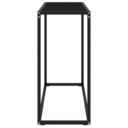 Konsolentisch Schwarz 80x35x75 cm Hartglas
