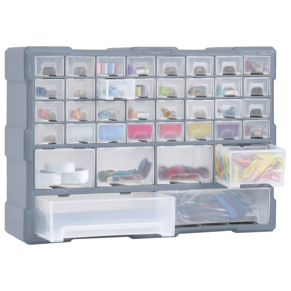 Multi-Schubladen-Organizer mit 38 Schubladen 52x16x37,5 cm