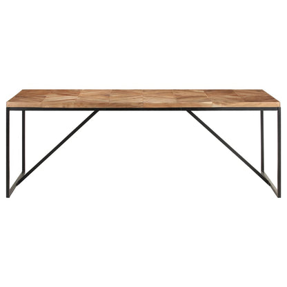 Esstisch 200x90x76 cm Massivholz Akazie und Mango