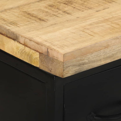 Sideboard 47x35x76 cm Raues Mangoholz
