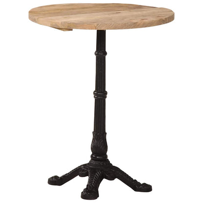 Bistrotisch Ø60x76 cm Raues Mangoholz