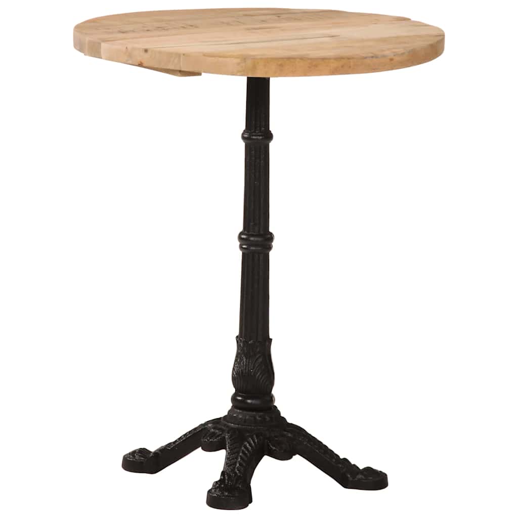 Bistrotisch Ø60x76 cm Raues Mangoholz