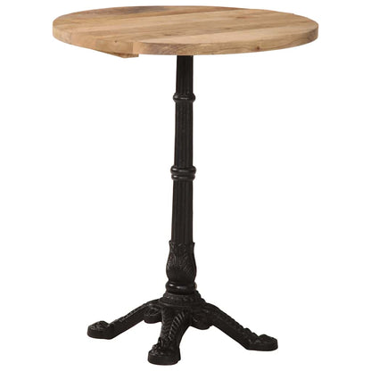 Bistrotisch Ø60x76 cm Raues Mangoholz