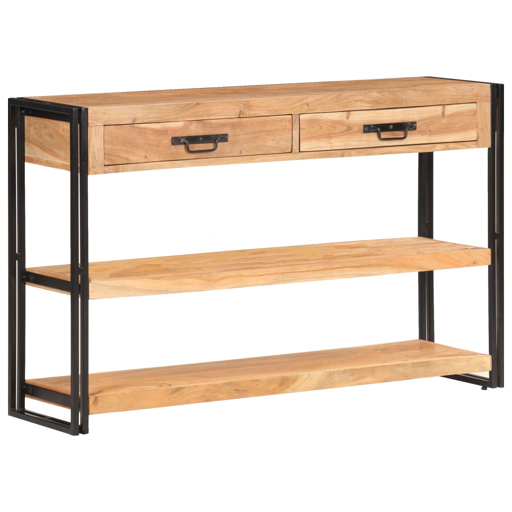 Sideboard 120x30x75 cm Akazie Massivholz