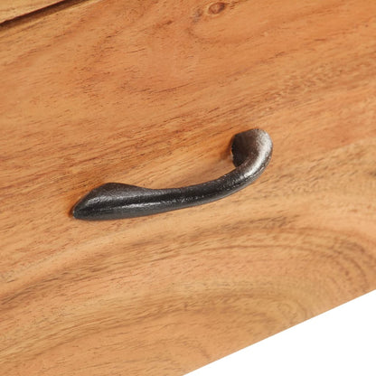 Sideboard 110x30x75 cm Massivholz Akazie