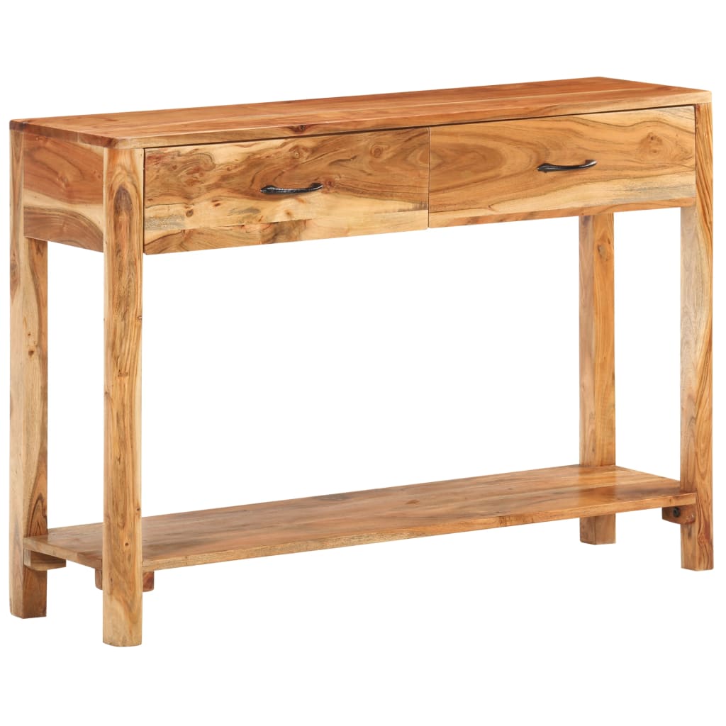 Sideboard 110x30x75 cm Massivholz Akazie