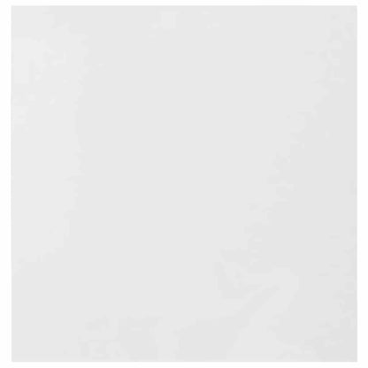 Schweberegale 4 Stk. Hochglanz-Weiß 23x23,5x3,8 cm MDF