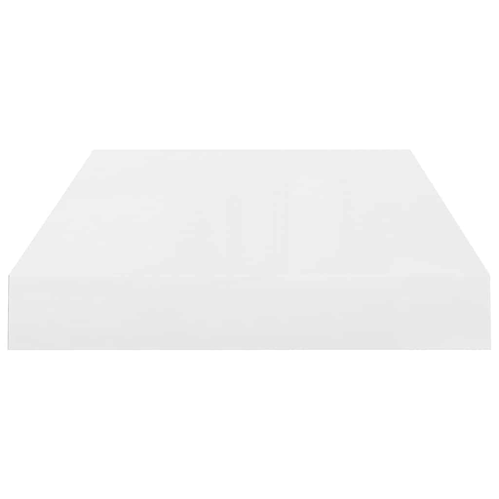 Schweberegal Hochglanz-Weiß 40x23x3,8 cm MDF