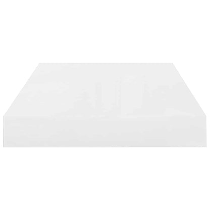 Schweberegal Hochglanz-Weiß 40x23x3,8 cm MDF