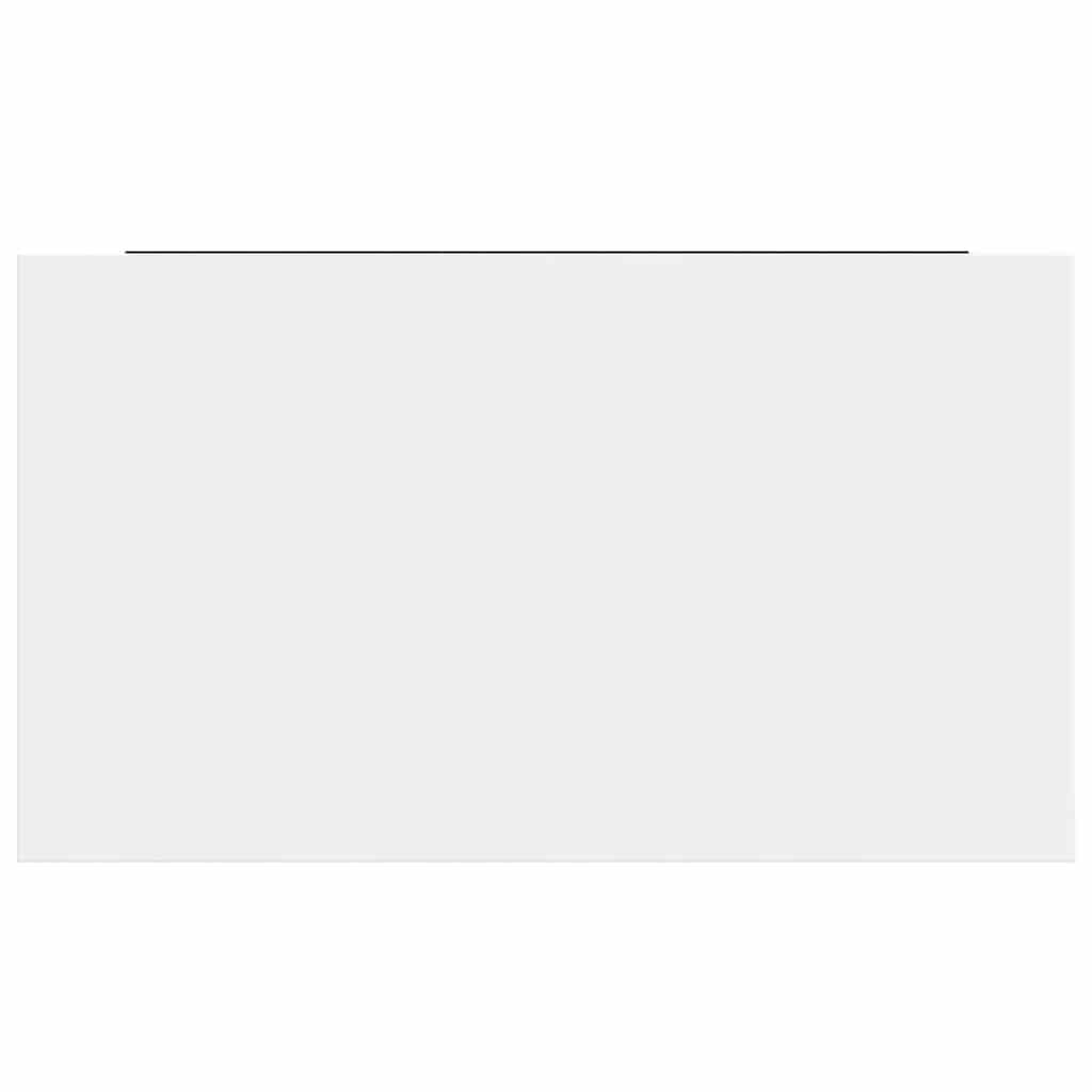 Schweberegal Hochglanz-Weiß 40x23x3,8 cm MDF