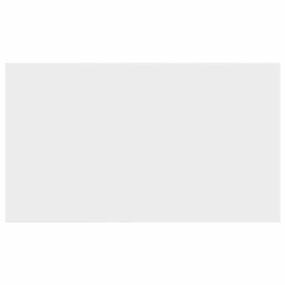 Schweberegale 2 Stk. Hochglanz-Weiß 40x23x3,8 cm MDF