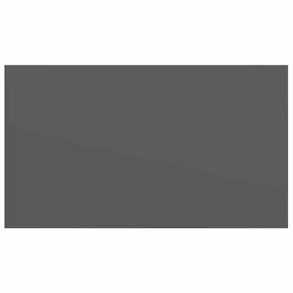 Schweberegale 2 Stk. Hochglanz-Grau 40x23x3,8 cm MDF