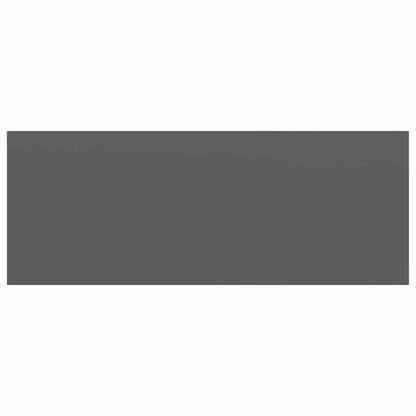 Schweberegal Hochglanz-Grau 60x23,5x3,8 cm MDF