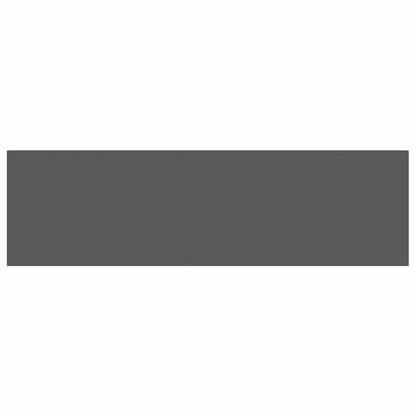 Schweberegale 4 Stk. Hochglanz-Grau 80x23,5x3,8 cm MDF