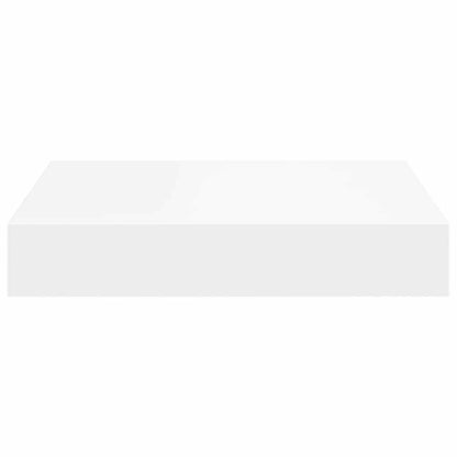 Schweberegale 2 Stk. Weiß 23x23,5x3,8 cm MDF