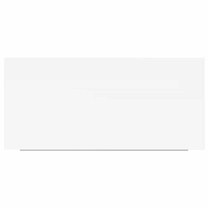 Schwebende Wandregale 4 Stk. Weiß 50x23x3,8cm MDF