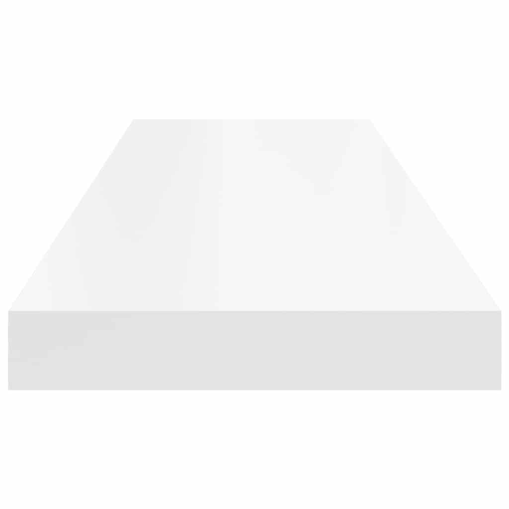 Schweberegale 4 Stk. Weiß 80x23,5x3,8 cm MDF