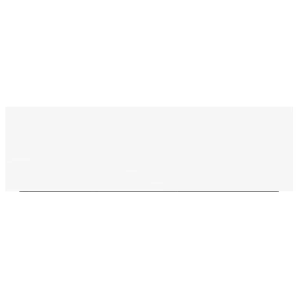 Schweberegale 4 Stk. Weiß 80x23,5x3,8 cm MDF