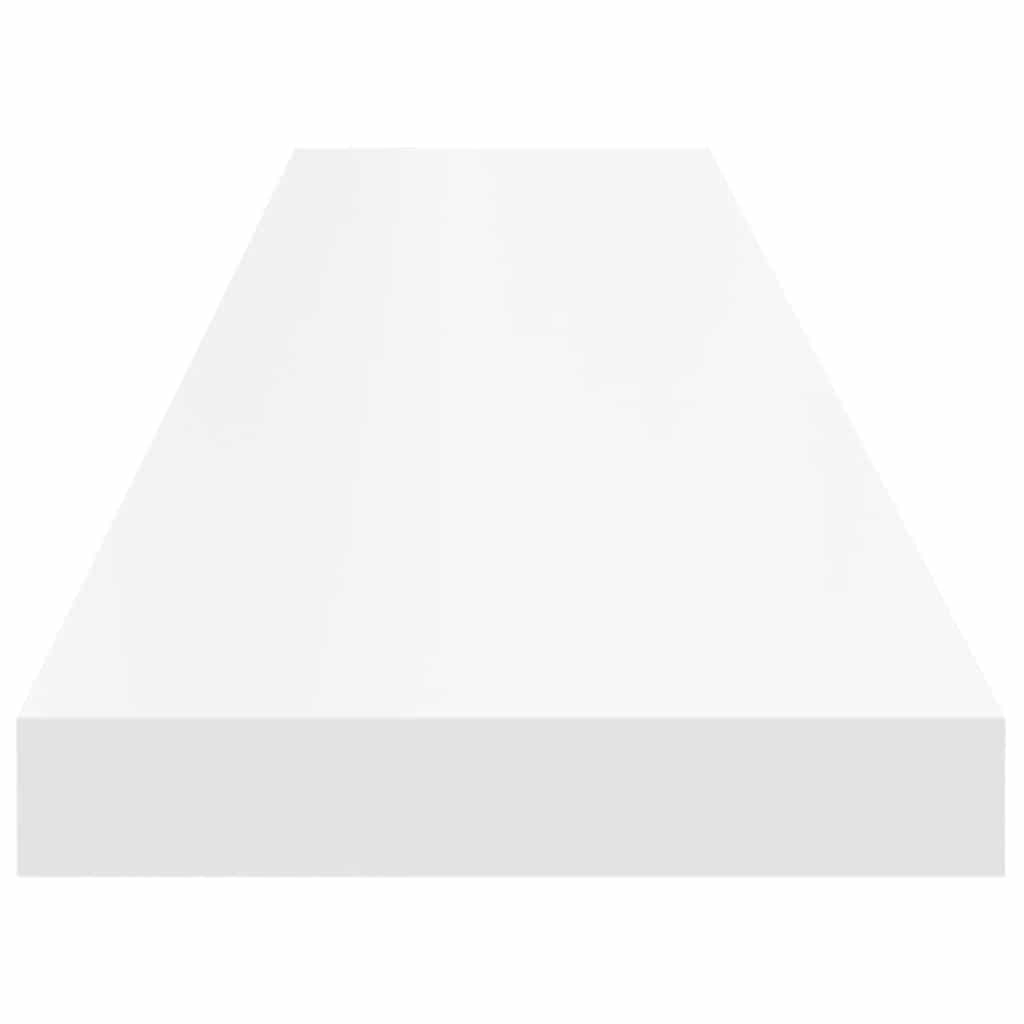 Schweberegal Weiß 120x23,5x3,8 cm MDF
