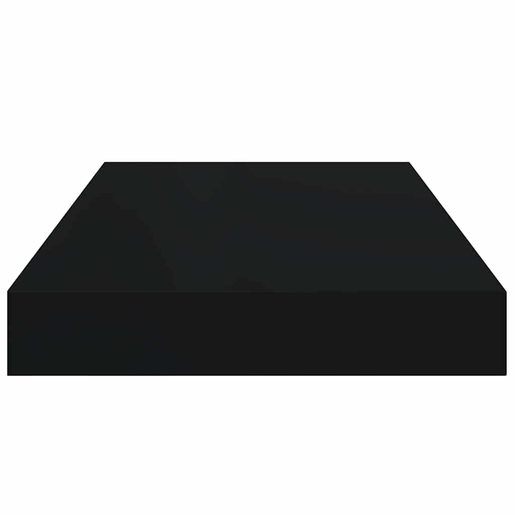 Schwebendes Wandregal Schwarz 40x23x3,8 cm MDF