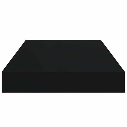 Schwebendes Wandregal Schwarz 40x23x3,8 cm MDF