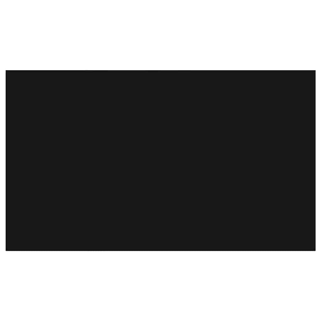 Schwebendes Wandregal Schwarz 40x23x3,8 cm MDF