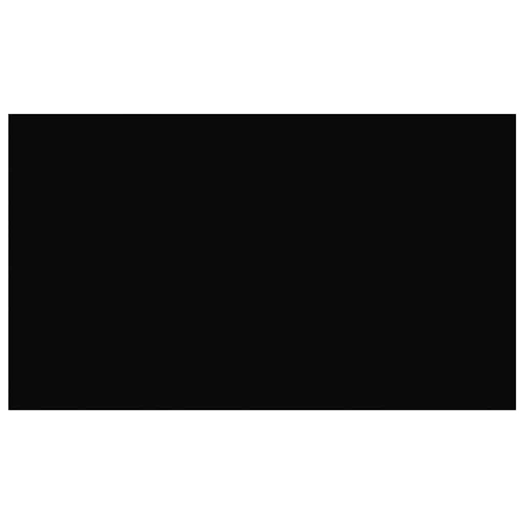 Schweberegale 2 Stk. Schwarz 40x23x3,8 cm MDF