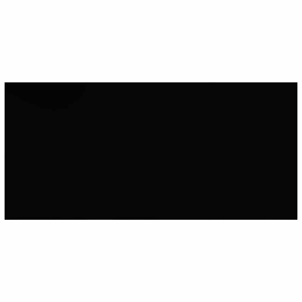 Schweberegal Schwarz 50x23x3,8 cm MDF