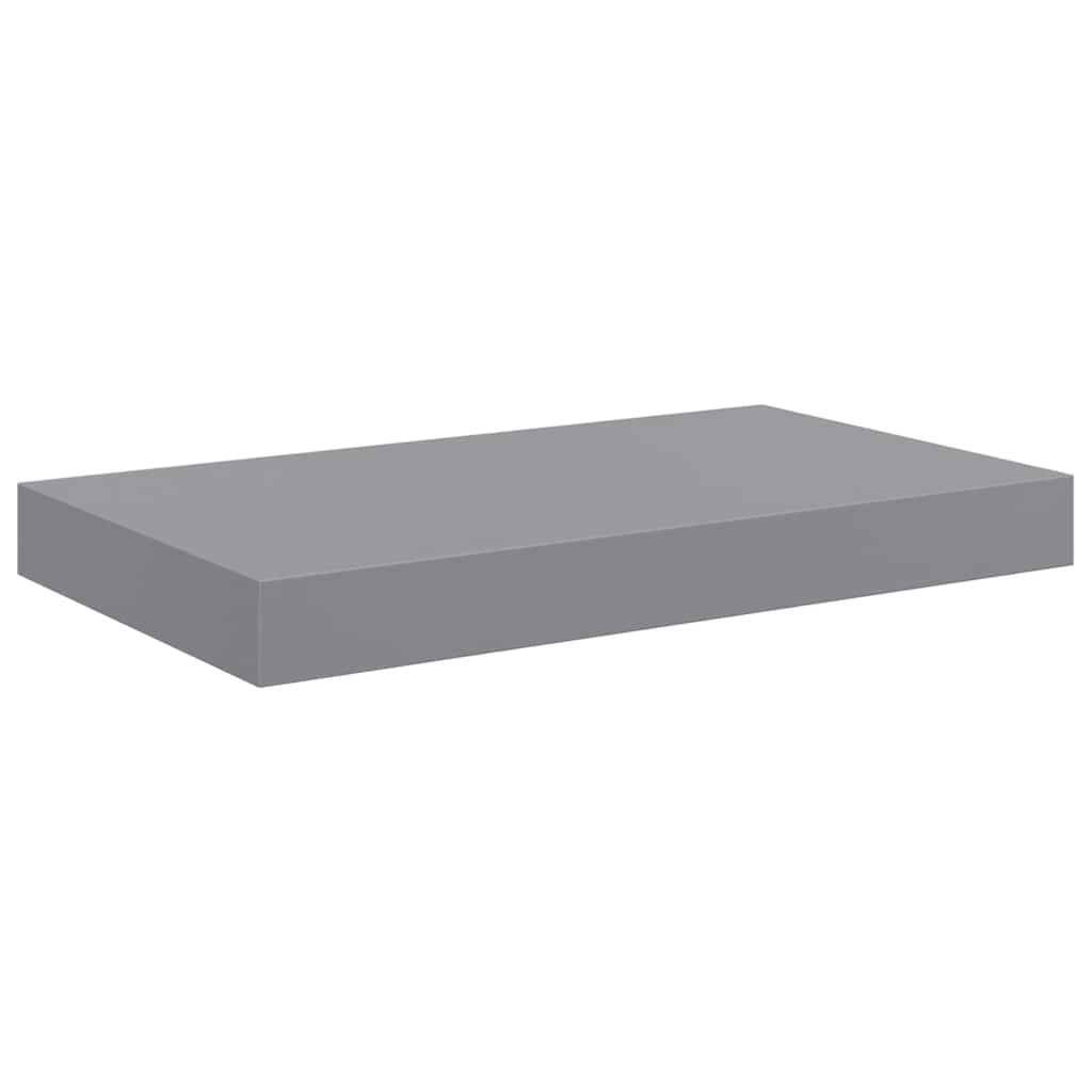 Schwebende Wandregale 4 Stk. Grau 40x23x3,8cm MDF