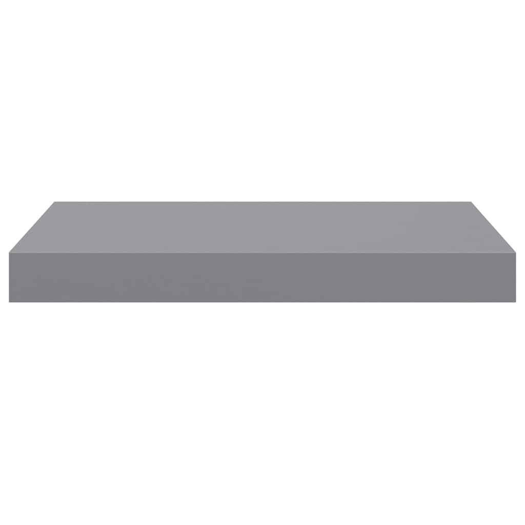 Schwebende Wandregale 4 Stk. Grau 40x23x3,8cm MDF