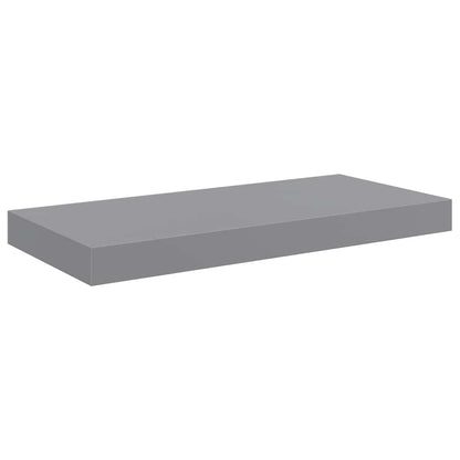 Schweberegale 4 Stk. Grau 50x23x3,8 cm MDF