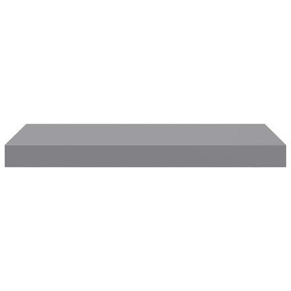 Schweberegale 4 Stk. Grau 50x23x3,8 cm MDF
