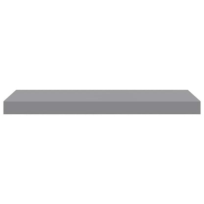 Schweberegale 4 Stk. Grau 60x23,5x3,8cm MDF