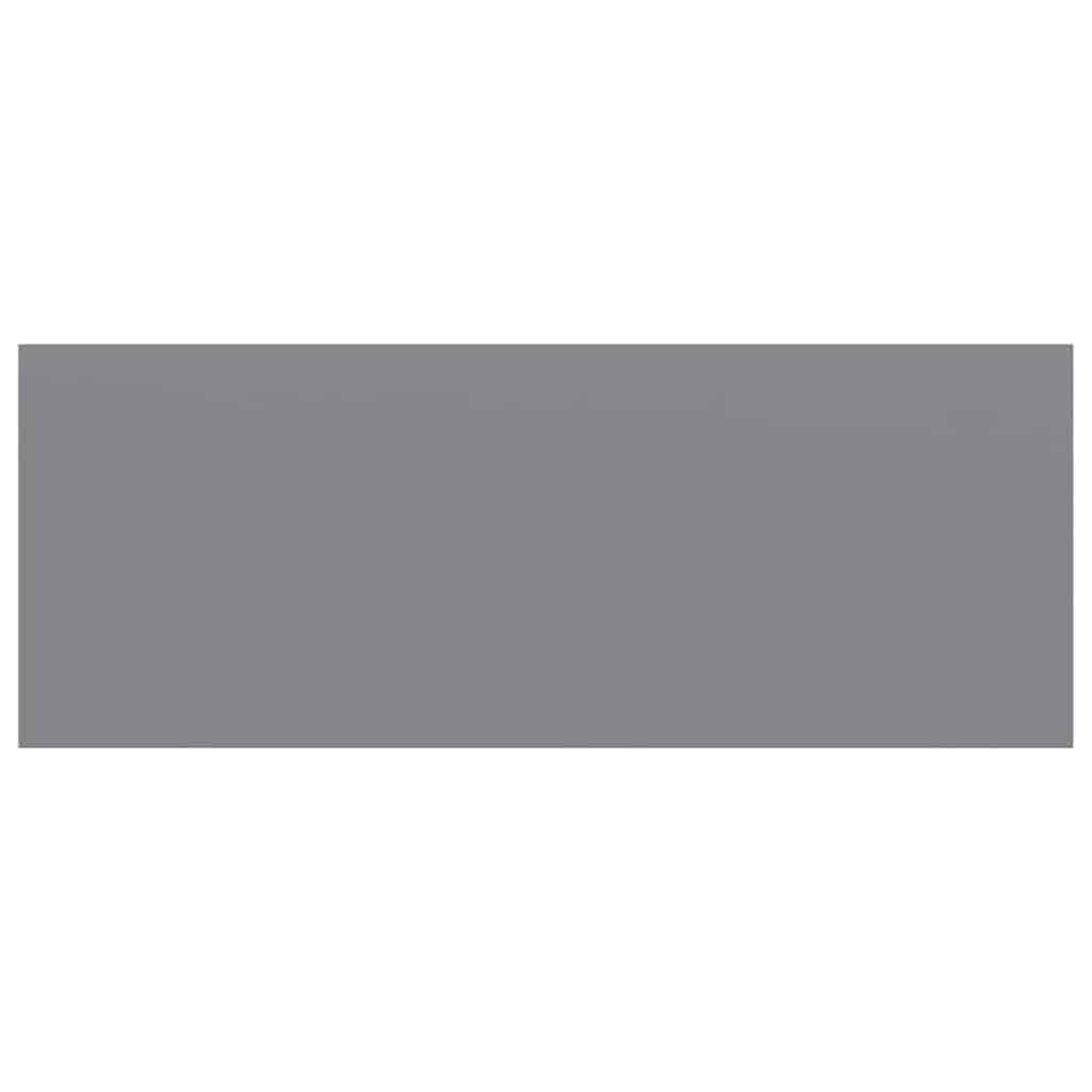 Schweberegale 4 Stk. Grau 60x23,5x3,8cm MDF