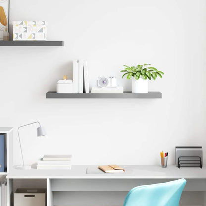 Schweberegal Grau 90x23,5x3,8 cm MDF