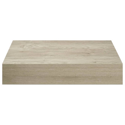 Schwebende Wandregale 4 Stk. Eichefarben 23x23,5x3,8cm MDF
