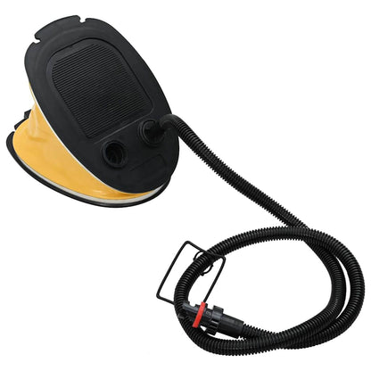 Aufblasbare Gymnastikmatte mit Pumpe 100x100x15 cm PVC Rosa