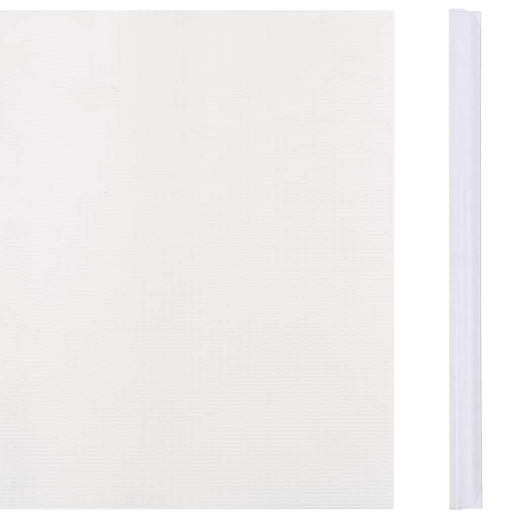 Garten-Sichtschutz 4 Stk. PVC 35x0,19 m Weiß