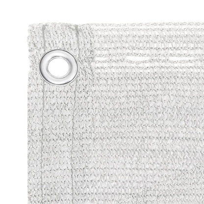 Balkon-Sichtschutz Weiß 120x400 cm HDPE