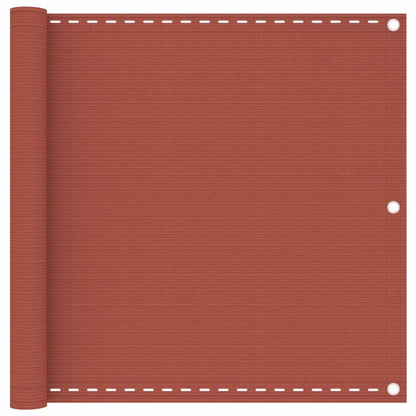 Balkon-Sichtschutz Terracotta-Rot 90x300 cm HDPE
