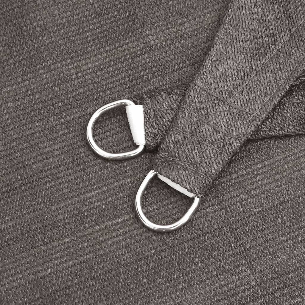 Sonnensegel 160 g/m² Anthrazit 4,5x4,5 m HDPE