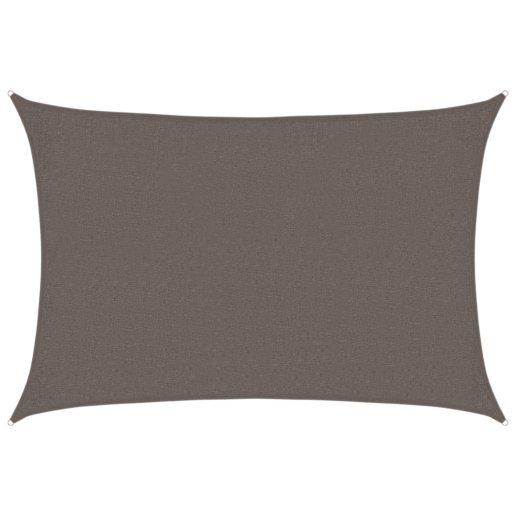 Sonnensegel 160 g/m² Anthrazit 2x2,5 m HDPE