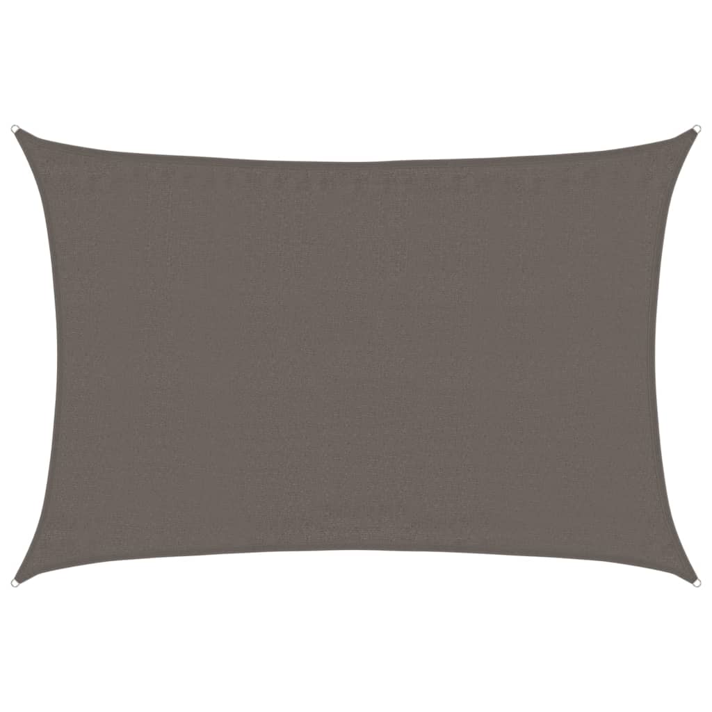 Sonnensegel 160 g/m² Anthrazit 3,5x4,5 m HDPE