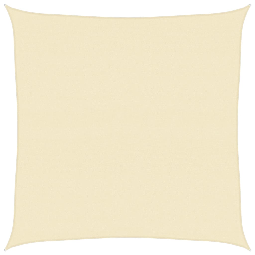 Sonnensegel 160 g/m² Creme 4x4 m HDPE