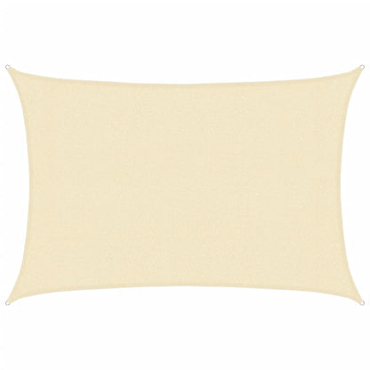 Sonnensegel 160 g/m² Creme 3x4 m HDPE