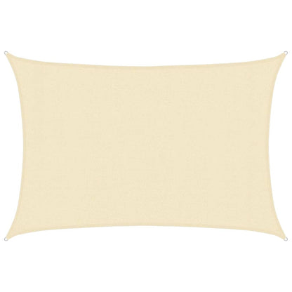 Sonnensegel 160 g/m² Creme 3x4,5 m HDPE