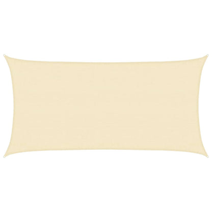 Sonnensegel 160 g/m² Creme 3x6 m HDPE