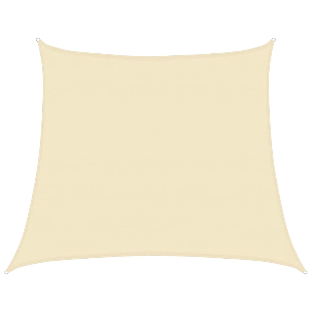 Sonnensegel 160 g/m² Creme 4/5x4 m HDPE